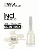 Pearly Yarı Transparan & Parlak Bitişli Sedefli Oje