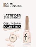 Latte Nail Enamel Yüksek Pigmentli & Parlak Bitişli Oje