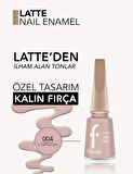 Latte Nail Enamel Yüksek Pigmentli & Parlak Bitişli Oje