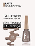 Latte Nail Enamel Yüksek Pigmentli & Parlak Bitişli Oje