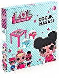 LoL Çocuk Masa Sandalye Takımı Pembe H40 1-3 Yaş İçin