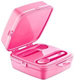 Lunch Box Beslenme Kabı Pembe