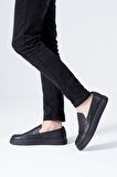 Hakiki Deri Erkek Loafer Casual Sneaker Spor Ayakkabı
