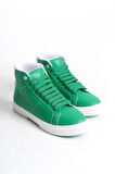 Kadın Günlük Sneaker Rahat Taban Bağcıklı Tam Kalıp High Sneaker
