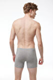 Erkek 3 lü Lacivert Premium Collection Modal Uzun Boxer 3M250