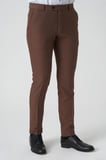 White Stone Alverca do Ribatejo P1028 Slim Fit Kumaş Pantolon Kahve 