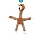 Nanbell W561 Kedi ve Köpek Peluş Oyuncak 37-34cm Kahve