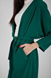Zümrüt Krep Belden Kuşaklı Kimono 0107121.123