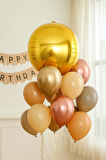 Folyo Balon 22 İnç KÜRE ALTIN GOLD