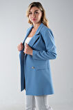 Bebe Mavi Astarlı Düğme Kapamalı Blazer Ceket 0105123.449