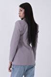 Gri Vatkalı Astarlı Blazer Ceket 0105110.06