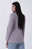 Gri Vatkalı Astarlı Blazer Ceket 0105110.06