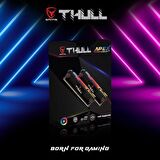 Thull Apex 16GB Kıts (2X8GB) 3200MHZ CL16 1.35V Rgb Heatsınk Ddr4 Ram THL-PCAPX25600D4-16G-B
