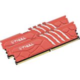 Thull Vortex 32GB Kıts (2X16GB ) 6000MHZ CL30 1,3V Red Heatsınk Ddr5 Ram THL-PCVTX4800D5-32G-R