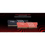 Thull Vortex 32GB Kıts (2X16GB) 7200MHZ CL38 1.4V Red Heatsınk Ddr5 Ram THL-PCVTX57600D5-32G-R