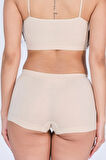 Toparlayıcı Seamless Boxer Korse Beyaz Yeni Sezon