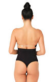 Seamless Yüksek Bel Karın Destekli String Külot Korse 2054 Ten