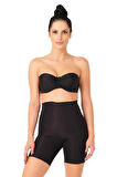Seamless Lazer Kesim Dikişsiz Boxer Korse 2707 Siyah