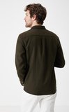 Boris Becker Erkek Cepli Haki Overshirt
