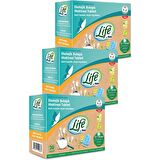 Life by Fakir Ekolojik Vegan Bulaşık Makinesi Tablet Deterjanı(30'lu) 3 Adet