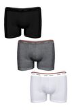 JOHN FRANK ÜÇLÜ BASIC BRIGHT BOXER MULTICOLOR