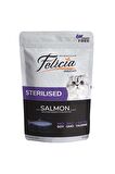 Felicia Tahılsız Yetişkin Sterilised Kısırlaştırılmış Somonlu Yaş Kedi Maması 85 Gr