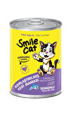 SMİLE CAT KONSERVE KISIRLAŞTIRILMIŞ YETİŞKİN KEDİ MAMASI 400GR SOMONLU,PARÇA ETLİ SOSLU  SML-021