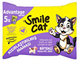 SMİLE CAT KISIRLAŞTIRILMIŞ YETİŞKİN KEDİ MAMASI 5*85G:425GR BİFTEKLİ PARÇA ETLİ JÖLELİ SML-025