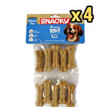 Snacky Natural Köpek Çigneme Kemigi 5 Cm 10'lu 110 Gr x 4 Adet 
