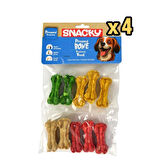 Snacky Munchy Köpek Press Kemik 10'lu  5 Cm 110 Gr x 4 Adet