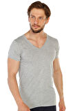 3 lü Paket %100 Pamuk Erkek Süprem V Yaka Fanila 317