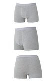 Erkek 3 lü Pamuklu Likralı Renkli Boxer Seti 4147