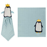 Penguen Uyku Arkadaşı + Müslin Set