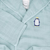 Penguen Çocuk Müslin Bornoz