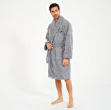 Erkek Welsoft Şal Yaka Polar Sabahlık