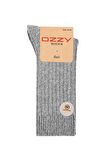 1 Çift Kışlık Gri Erkek Lambswool Yünlü Uyku Çorabı Soft Touch