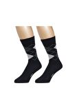 Ozzy Socks 3 Çift Dikişsiz Erkek Penye Pamuklu 4 Mevsim Çorap Dayanıklı Topuk Burun