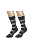 Ozzy Socks 3 Çift Dikişsiz Erkek Penye Pamuklu 4 Mevsim Çorap Dayanıklı Topuk Burun