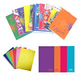 Komeks 80 Yaprak A5 Kareli Defter - 4 adet