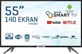 Onvo OV55350 4K Ultra HD 55" 140 Ekran Uydu Alıcılı Smart LED TV
