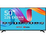 Saba SB50350 50" Uydu Alıcılı 4K Ultra HD Android Smart LED TV