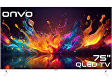 ONVO 75OVF9000UQ 75" 190 Ekran Uydu Alıcılı 4K Ultra HD Google Smart QLED TV