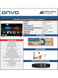Onvo 43OVF9001F Frameless Full HD 43" 109 Ekran Uydu Alıcılı Google Smart LED TV