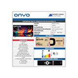Onvo 75OVF9001UQ 75" 190 Ekran 4K Ultra HD Google Smart QLED TV