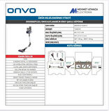 ONVO DSS02 PLUS KATLANIR ŞARJLI DİKEY SÜPÜRGE