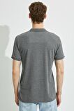 Polo Yaka Slim Fit Pamuklu Tisört