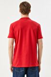 Erkek Sarı Polo Yaka T-Shirt Basic Kisa Kollu Pamuklu