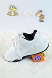 Unisex Çocuk Spor Ayakkabı Kuromi Spor Ayakkabı Özel Tasarım BaĞçıklı ve Cırtlı Çocuk Sneaker Spor