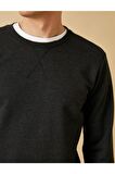 Koton Basic Sweatshirt Pamuklu