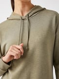 Kapüşonlu Spor Sweatshirt